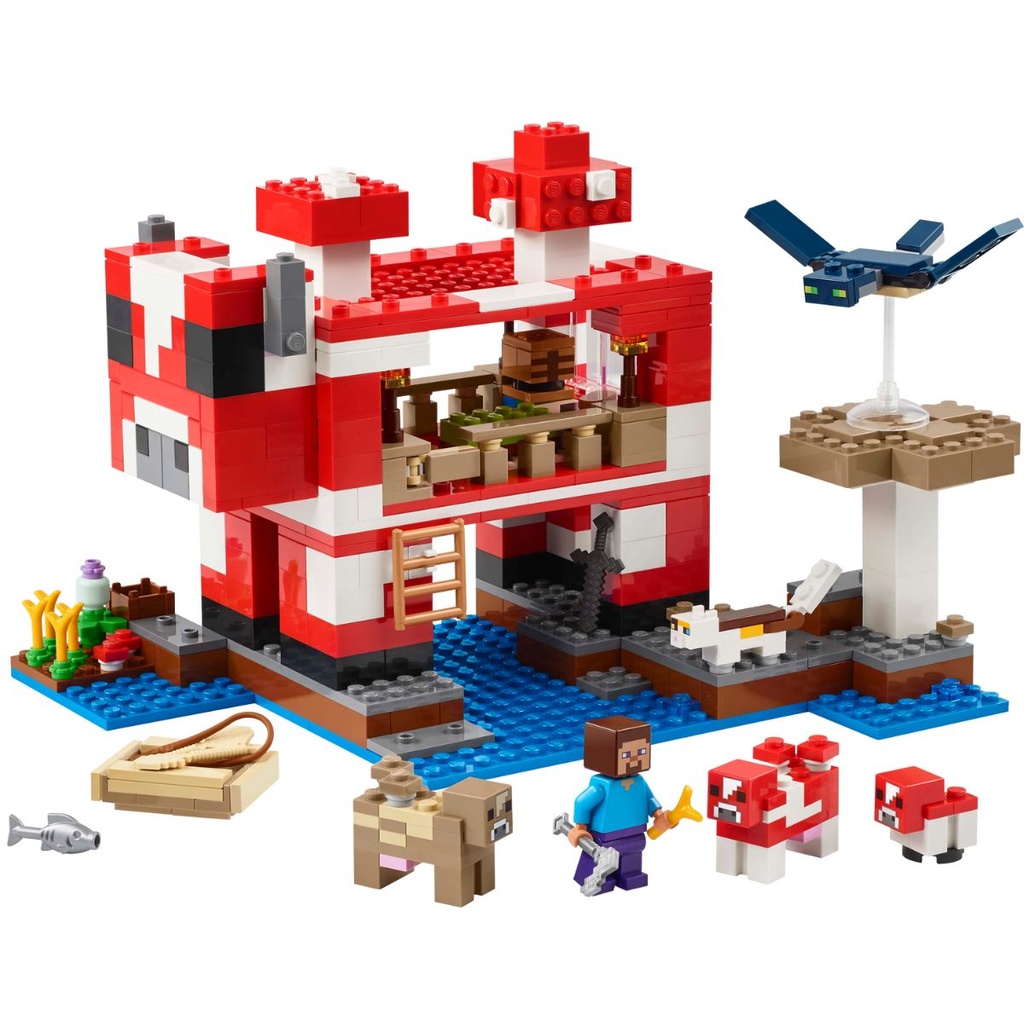 LEGO 21270 Minecraft The Mooshroom House | My Toy Shop